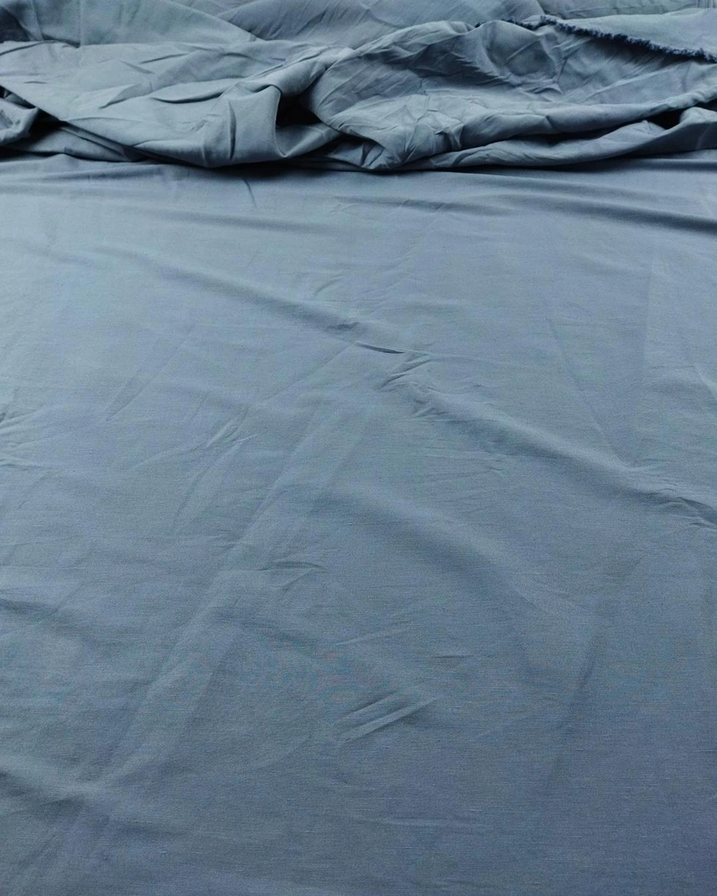 Pamuk Sentetik Karışımlı Dokuma Gri Mavi Renkte En 140 Cm X Boy 210 Cm -2195