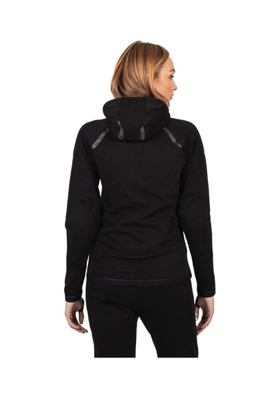 Knox Shield Hoody Aaa Korumalı Kapüşonlu Kadın Motosiklet Montu Siyah