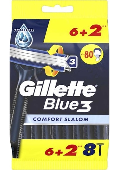 Gillette Blue3 Comfort Kullan At Traş Bıçağı 8 Li Poşet
