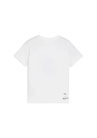 Puma X Hot Wheels Tee Beyaz Çocuk T-shirt & Polo