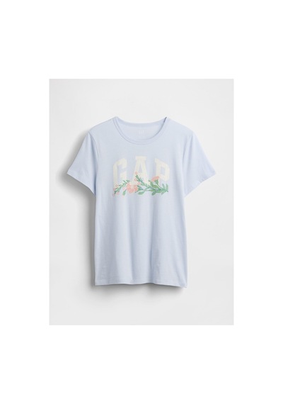 Gap T-shirt Kadın Xl Beden Havuz Başı Mavi Renk %100 Pamuk Poolsıde Blue