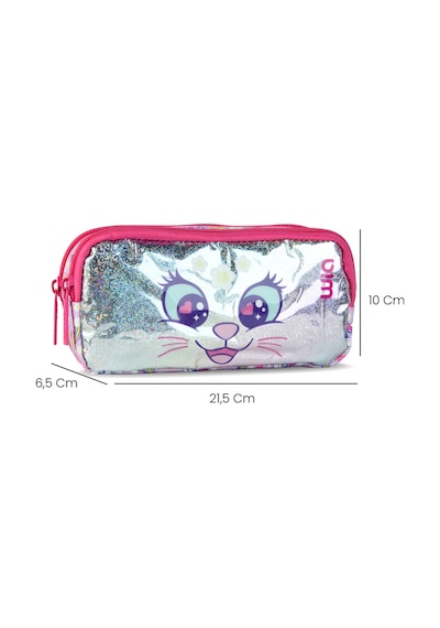 Wia Sweet Cat Kız Çocuk Kalemlik Lila
