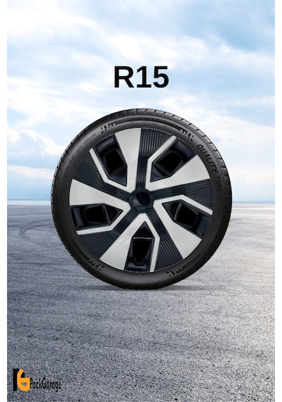 Hyundai İ20 N 15'' İnç Jant Kapağı 4 Adet Siyah Gri C113