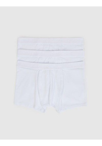 Pierre Cardin Beyaz Modal Karışımlı 3'lü İç Giyim Boxer Set 50332479-600