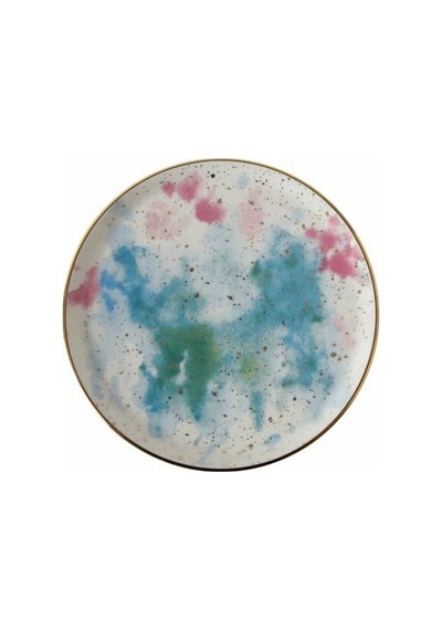 Porland Cosmos Desen6 Düz Tabak 20cm