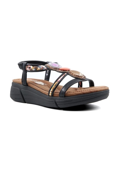 Guja 26y154-1 Siyah Kadın Sandalet