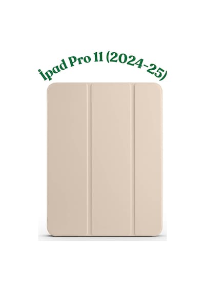 Fuchsia İpad Pro 11" M4 - 2024 İle Uyumlu Smart Cover Kalemlik Bölmeli Standlı Tablet Kılıfı Kapaklı Kılıf