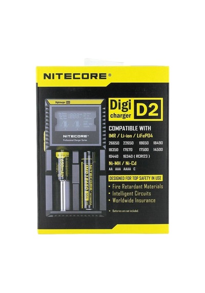 Nitecore D2 Digi Charger Li-ion / Nı-cd / Nı-mh / Lifepo4 Dijital Pil Şarj Cihazı