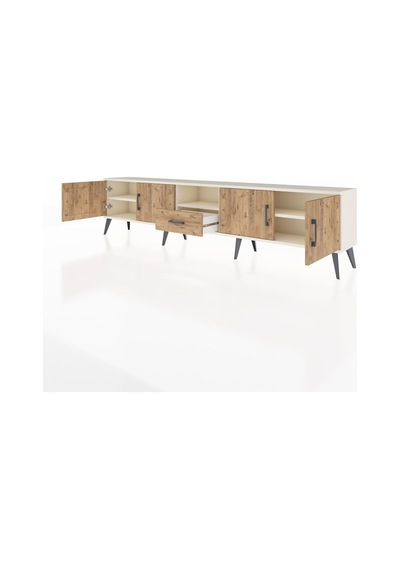 Arges Tv Ünitesi 3 Raflı Tek Çekmeceli 4 Kapaklı 220x30x51 Aytaşı-çam Atlas Çam/atlas Çam - Aytası Arges Tv Ünitesi 3 Raflı Tek Çekmeceli 4 Kapaklı 220x30x51 Aytaşı-çam Atlas Çam/atlas Çam - Aytası