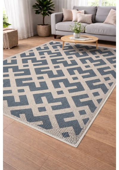 Modern Sisal Serisi Dijital Baskı Sisal Dokuma Halı Slh022 Renkli
