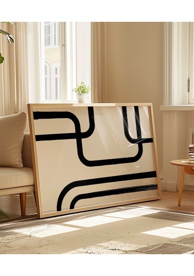 Çerçevesiz Poster Orta Çağ Modern Sanat