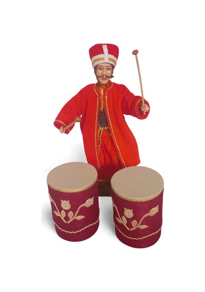 Mehter Takımı 7 Adet Kitre Bebek Mehter Bando Set 7 Adet