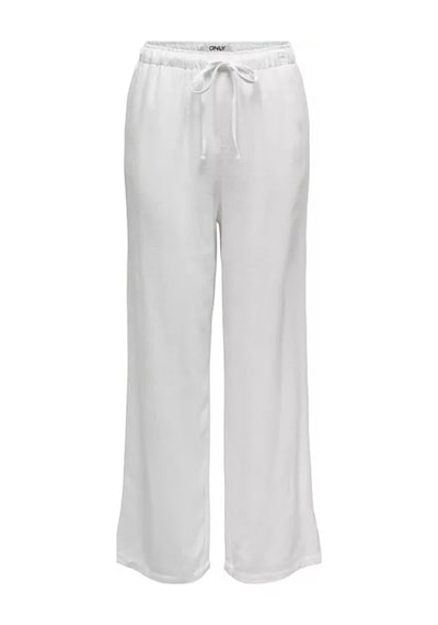 Only Onlsiesta Belden Bağlamalı Cepli Keten Karışımlı Pantolon Bayan Pantolon 15322263 Beyaz Only Onlsiesta Belden Bağlamalı Cepli Keten Karışımlı Pantolon Bayan Pantolon 15322263 Beyaz