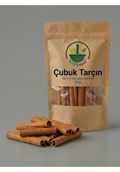 İxirciyusuf Çubuk Tarçın Tarçın Çubuğu Cinnamon Sticks Whole Cinnamon Doğal Baharat 50 G
