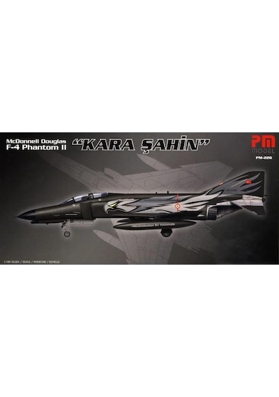 F-4 Phantom 2 Kara Şahin Pm Model Demonte Plastik Uçak Maket Kiti