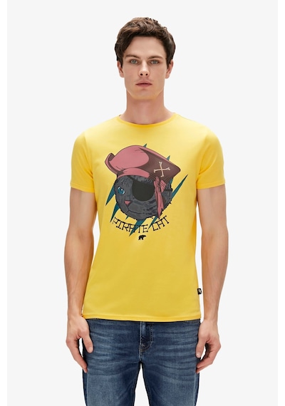Bad Bear Pırate Erkek Sarı Tişört Sarı