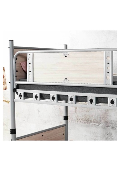 Missidea Elegan Modern Metal Ranza & Karyola Seti Cappuccino 90x190 Cm 90 x 190