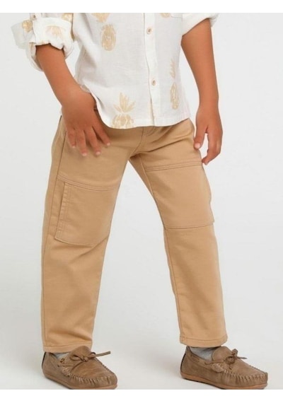 Jack Lions Erkek Çocuk Gabardin Yan Cepli Pantolon-14560 Camel