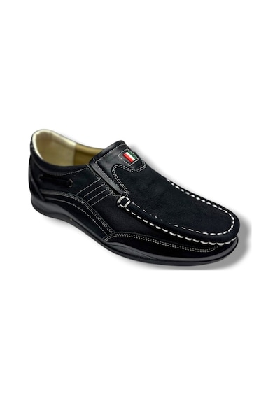 Master 1706-26 Hakiki Nubuk Deri Casual Erkek Ayakkabı Siyah