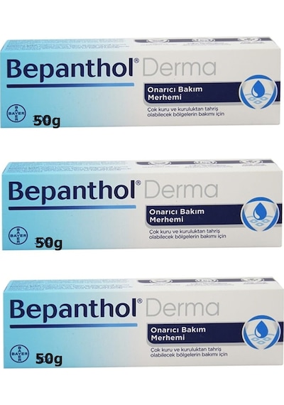 Bepanthol Onarıcı Bakım Merhemi 3 x 50 G