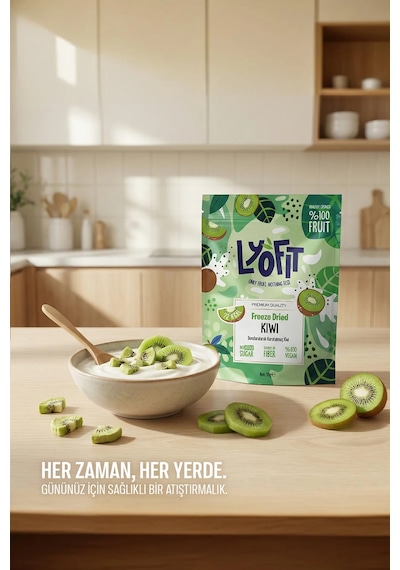 Lyofit Food Freeze Dried Kivi 20 G