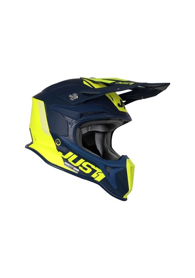 Just1 J18 +mıps Pulsar Kros Kask Sarı - Mavi