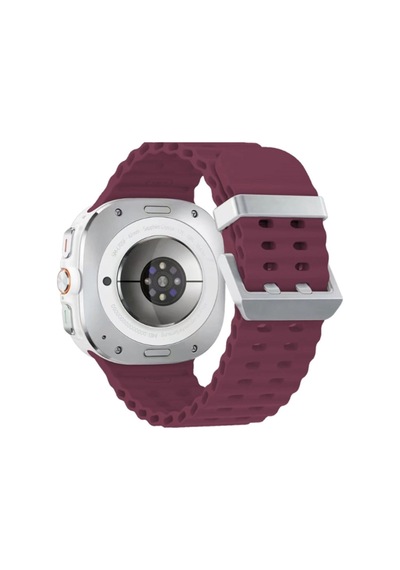 Watch 7 Ultra Kr417 Rug Silikon Kordon - Mor