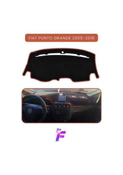 Fıat Punto Grande 2005-2018 Uyumlu Torpido Örtüsü Araca Özel Üretim Kolay Montaj Tb46