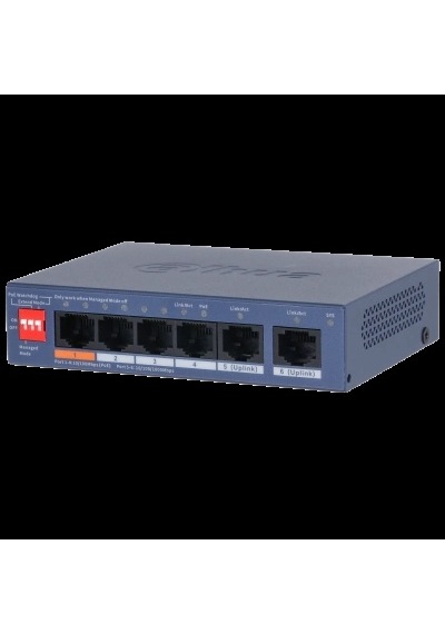 Dahua Cs4006-4et2gt-60 4xfe-2xge Poe Yönetilebilir Switch