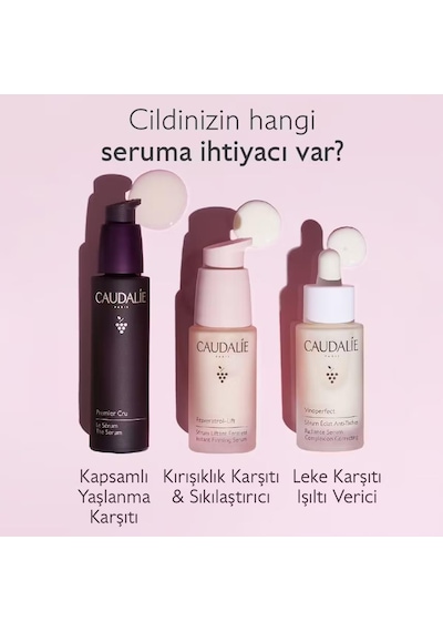 Caudalie Premier Cru Kırışıklık Karşıtı Yaşlanma Karşıtı Vegan Serum 30ml