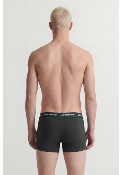 Jack & Jones Jacsoho Solid Erkek Boxer 3'lü Paket Pamuklu Rahat Siyah Jack & Jones Jacsoho Solid Erkek Boxer 3'lü Paket Pamuklu Rahat Siyah