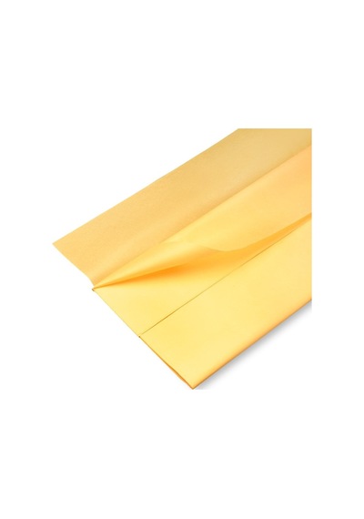 İtalyan Sarı Pelur Kağıt, Hediye Ve Çiçek Paketleme Kağıdı, 50 75cm, 1kg 130-134 Adet