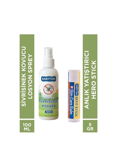 Set Sivrisinek Kovucu Losyon Sprey + Hero Stick 5 Ml