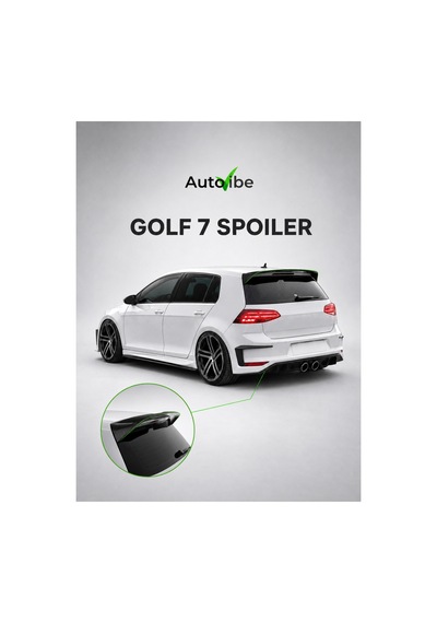 Volkswagen Golf 7 Tavan Spoiler Spoyler A+ Kalite Fiberglass Boyasız Tam Uyum