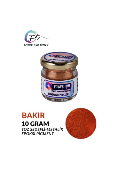 Sedefli Metalik Toz Pigment Boya / Bakır / Epoksi Için