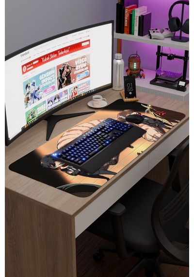 Spy Family Anime V4 - 90x40 Xxl Gaming Kauçuk Kaymaz Taban Mouse Pad Fare Altlığı