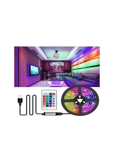 Ct-4566 Usb'li Tv Arkası Rgb Led 3mt
