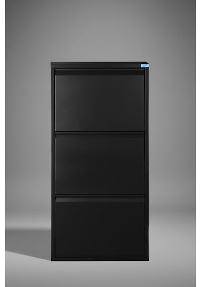 Metal Ayakkabılık 3'lü Model Siyah