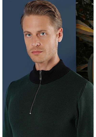 Efor Tr 859 Slim Fit Nefti Klasik Triko Nefti