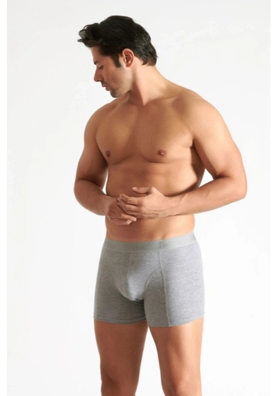 Tutku Erkek Elastan Boxer 6 Lı Paket Ter 0114 Gri
