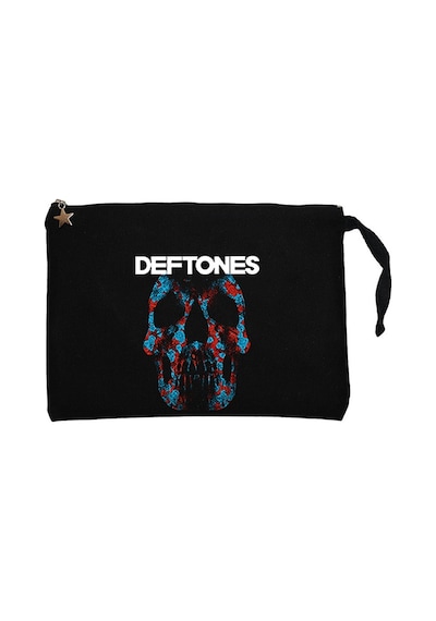 Deftones 2003 Album Siyah Clutch Astarlı Cüzdan / El Çantası Siyah