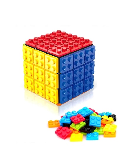 Blok Parçalı Eğitici Sabır Ve Zeka Küpü 6x6cm.