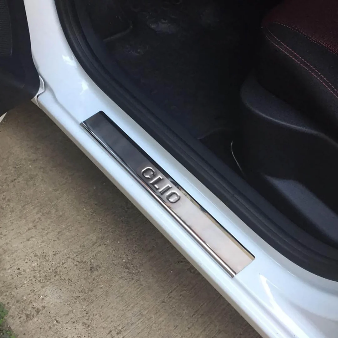 Renault Clio Kapı Eşiği 4 Parça - Krom 2006 Ve Sonrası, Hb/sw