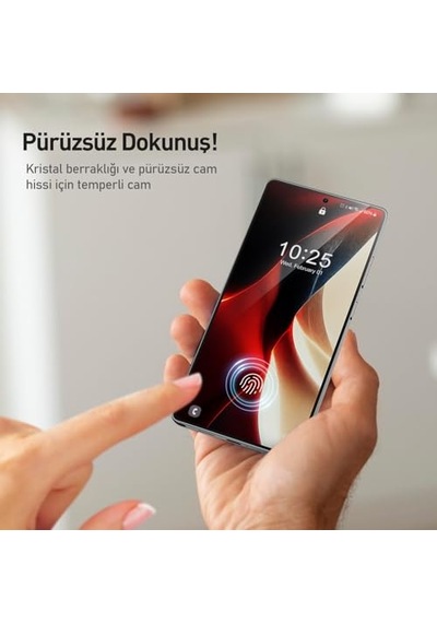 Galaxy S25 Serisi İle Uyumlu Easyfit Glass Kolay Uygulama Aparatlı Ekran Koruyucu Temperli Cam Galaxy S25 Ultra