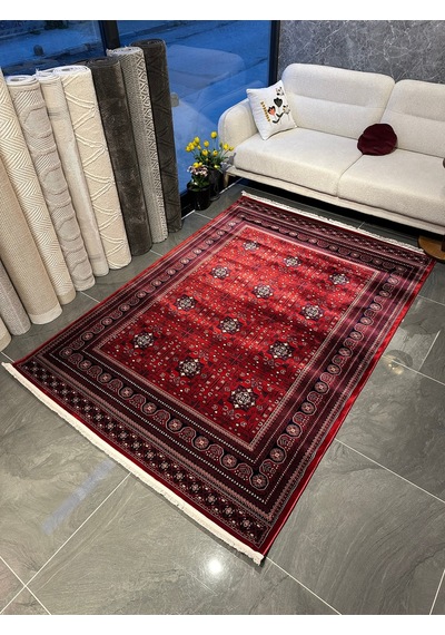 Halı Asya Koleksiyonu 39772-010 Kırmızı Renkli