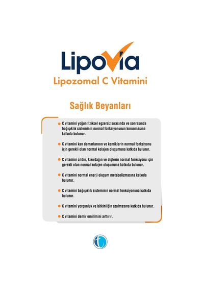Lipovia Lipozomal Vitamin C Kapsül 30Lu
