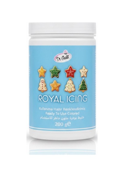Royal Icing 200 Gr Mavi Kurabiye, Pasta Ve Şeker Hamuru Dekoru