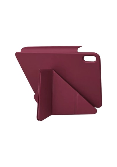 Mey İthalat Apple Uyumlu iPad 2025 10.9 10.nesil A16 Edz Manyetik Standlı Tablet Kılıfı - Mürdüm Arka Kapak