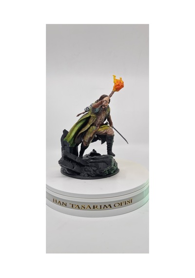 Aragorn Ölüler Yolunda 22 Cm Yüzüklerin Efendisi Lort Diorama Figür