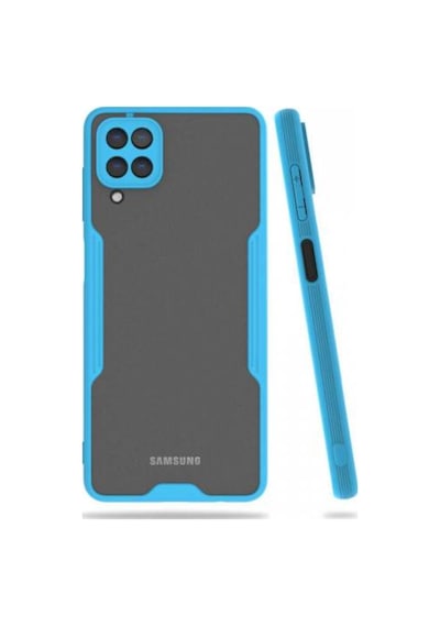 Galaxy A12 Kılıf Zore Parfe Kenarları Pastel Renk Silikon Kılıf